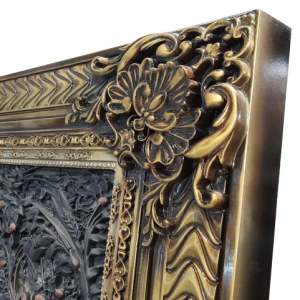 Carved panel "Spring by Botticelli" made of solid beech